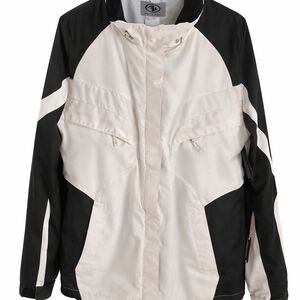 Athletic Works Women's Black and Cream Ski Jacket.